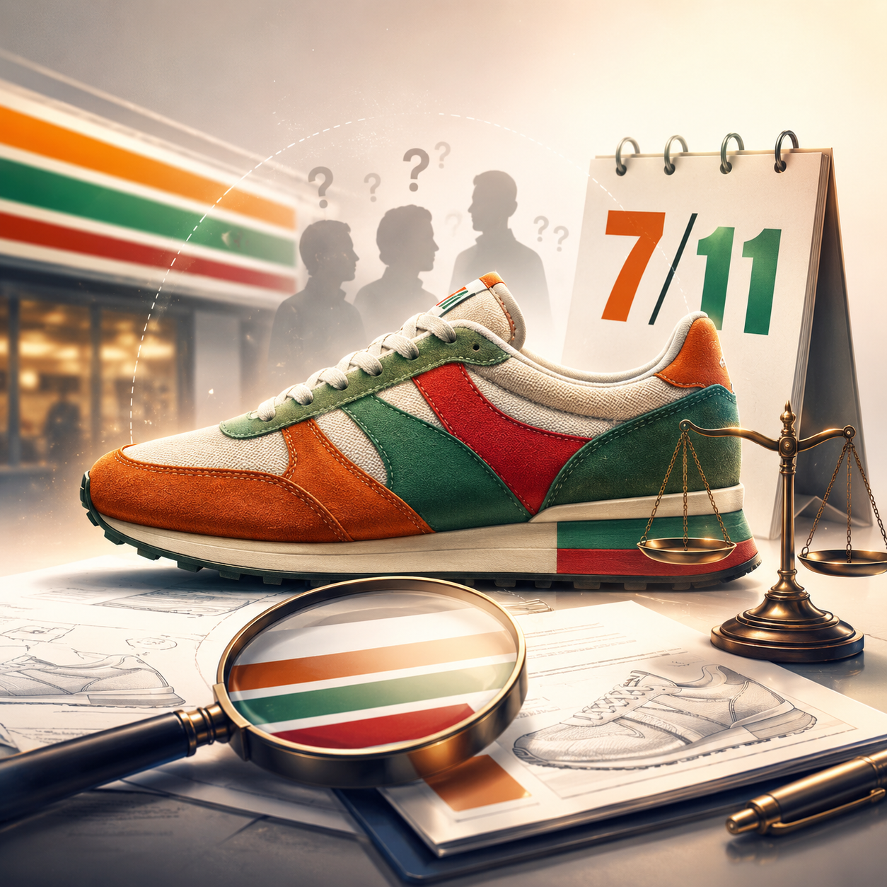 7-Eleven kontra Nike: czy&nbsp;można naruszyć znak samymi kolorami?
