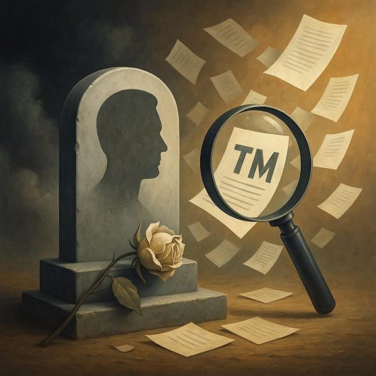Znak towarowy po śmierci celebryty